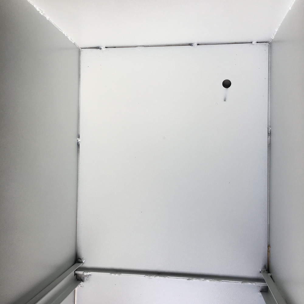 Plantekasse i aluminium med fødder - mørk antracit - flere varianter - 60 x 60 x 60 cm