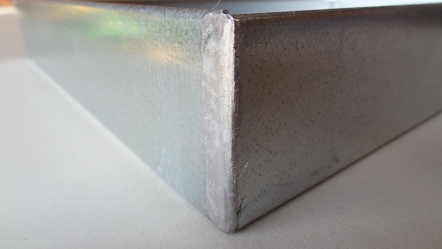 Zinkbakker med længde 87 cm og bredde 27, 37 og 47 cm