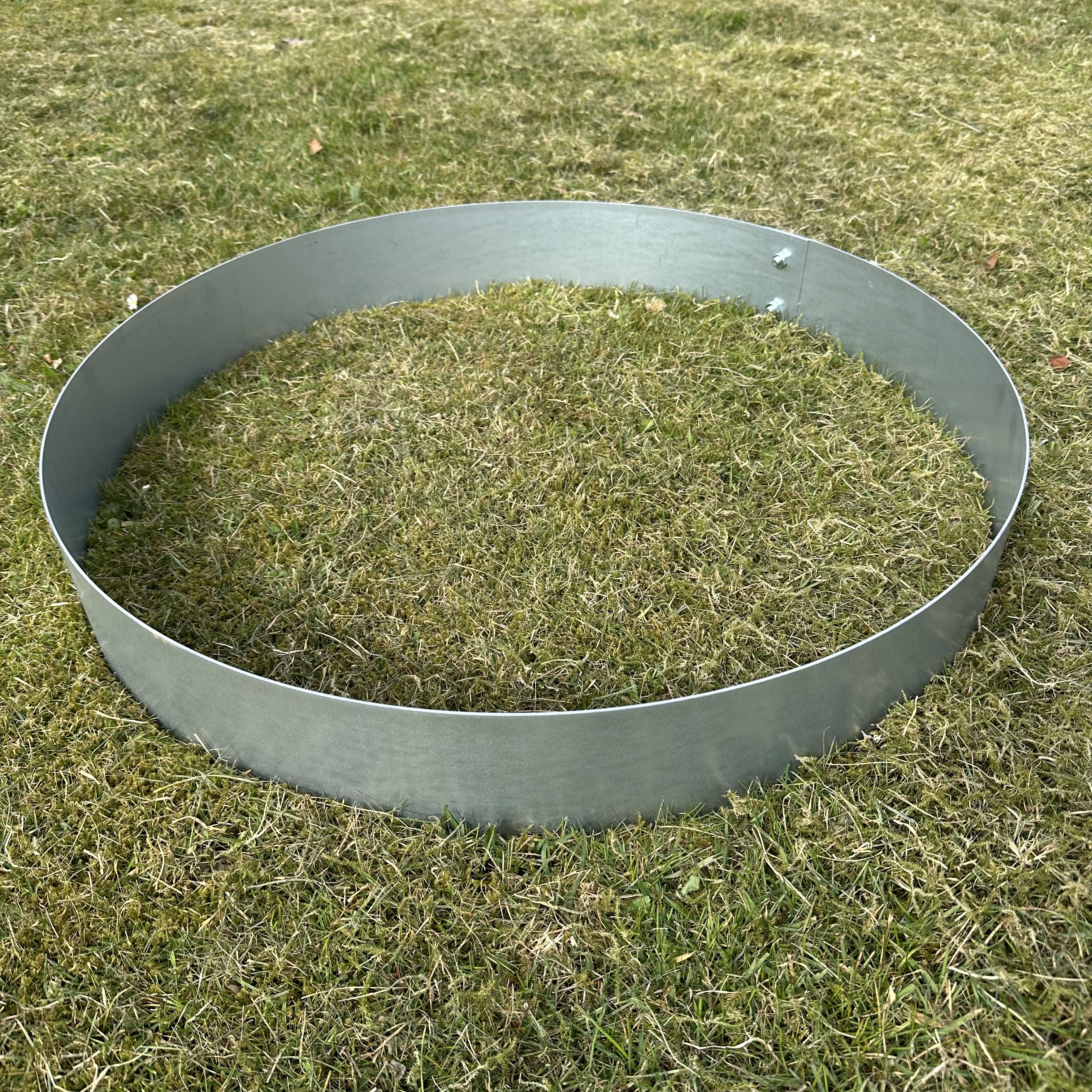 Rundt højbed Ø70, 10 cm høj | 2 mm galvaniseret stål | Åben