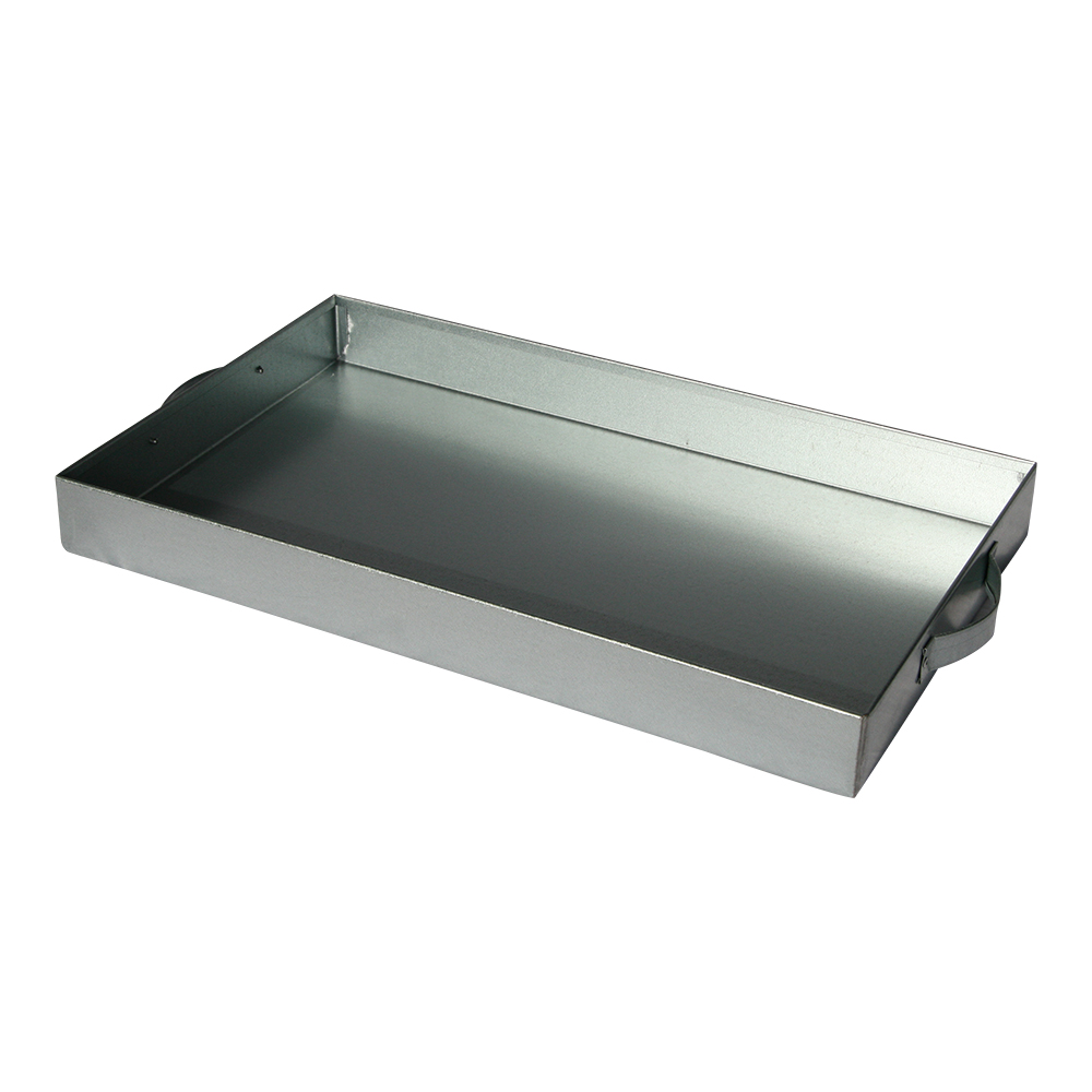 Zinkbakke med håndtag - 53,5 x 31,5 x 5,5 cm