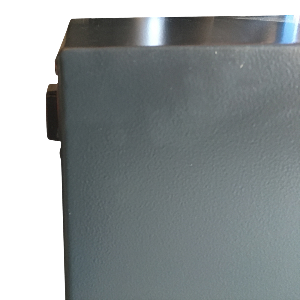 Plantekasse i aluminium - mørk antracit - 40 x 40 x 40 cm