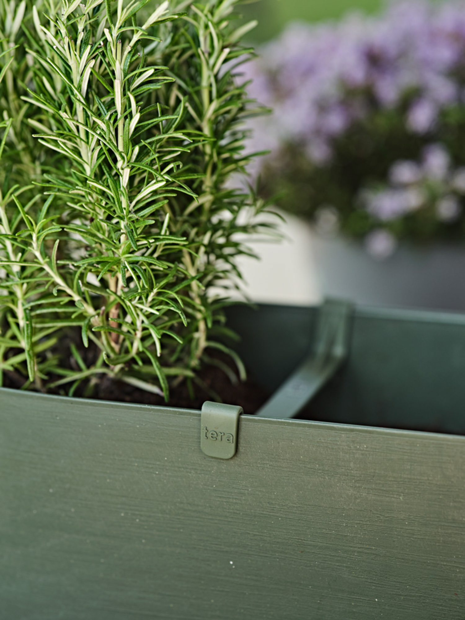 Plast altankasse 14L | Mat grågrøn