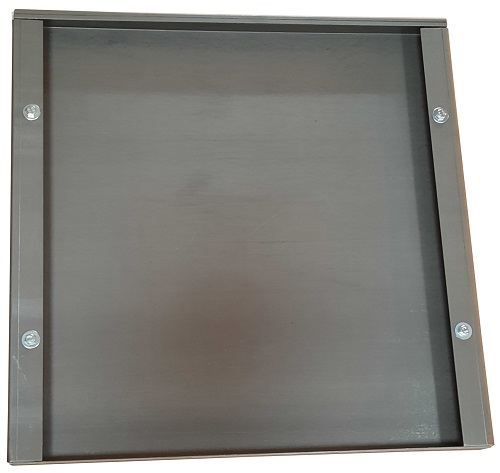 Supplerings A-side corten 40 cm høj, 40 cm lang