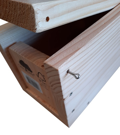 Spurvekasse med 35 mm hulforstærkning