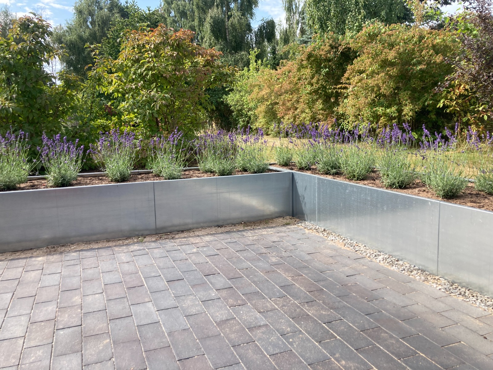 Højbed i galvaniseret stål | B120 H40 | L40 cm