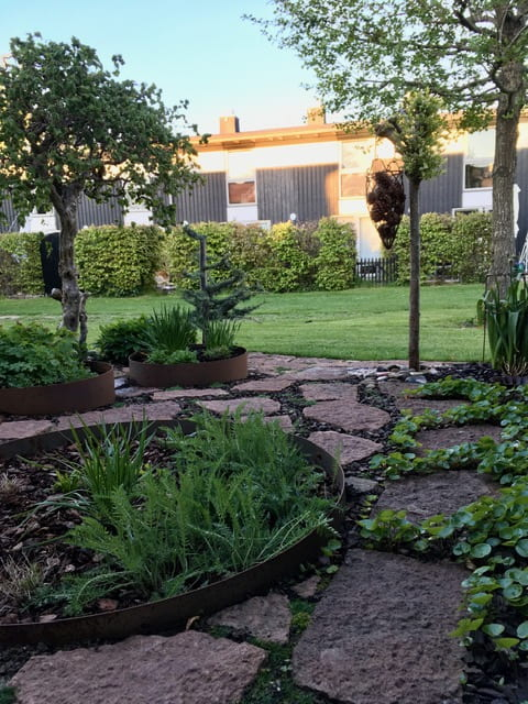 Rundt højbed Ø120, 20 cm høj | 3 mm jern | Åben