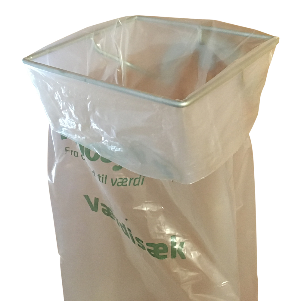 Ophæng til affaldsposer - Galvaniseret