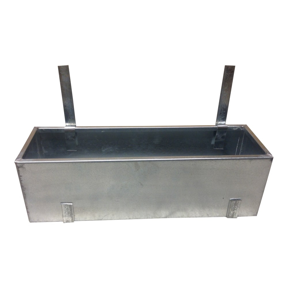 Altankasse - zink 15,5 x 15,5 x Længde