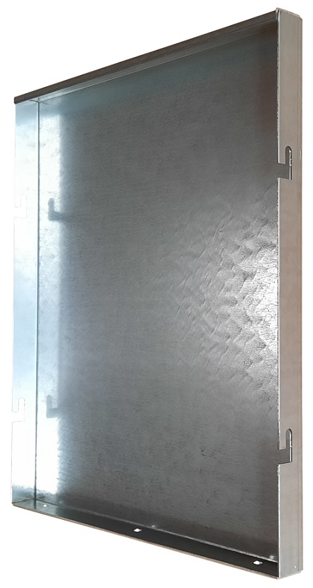 Supplerings B-side galvaniseret 40 cm høj, 34 cm lang