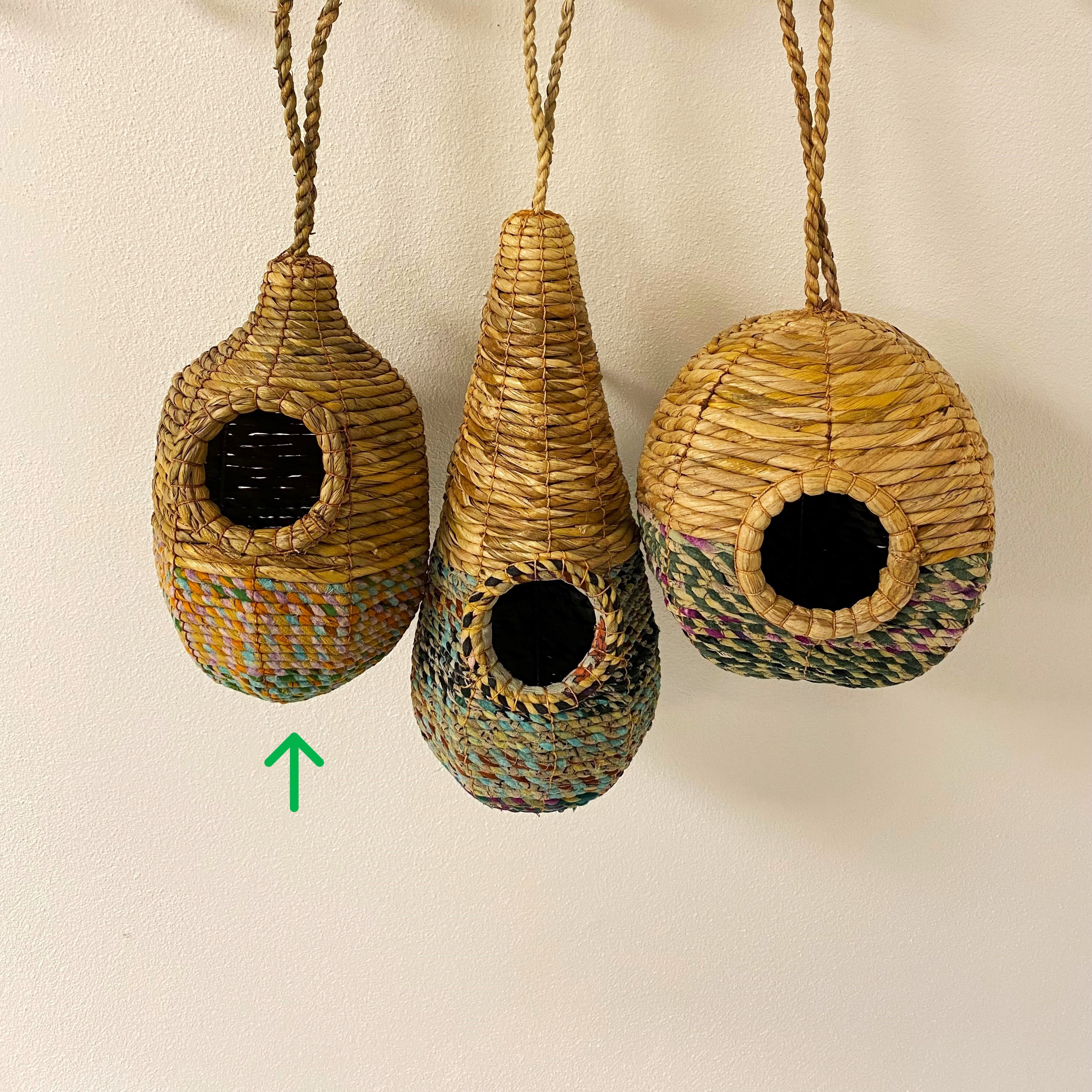 Håndlavet fuglerede – ovalformet, Shesali