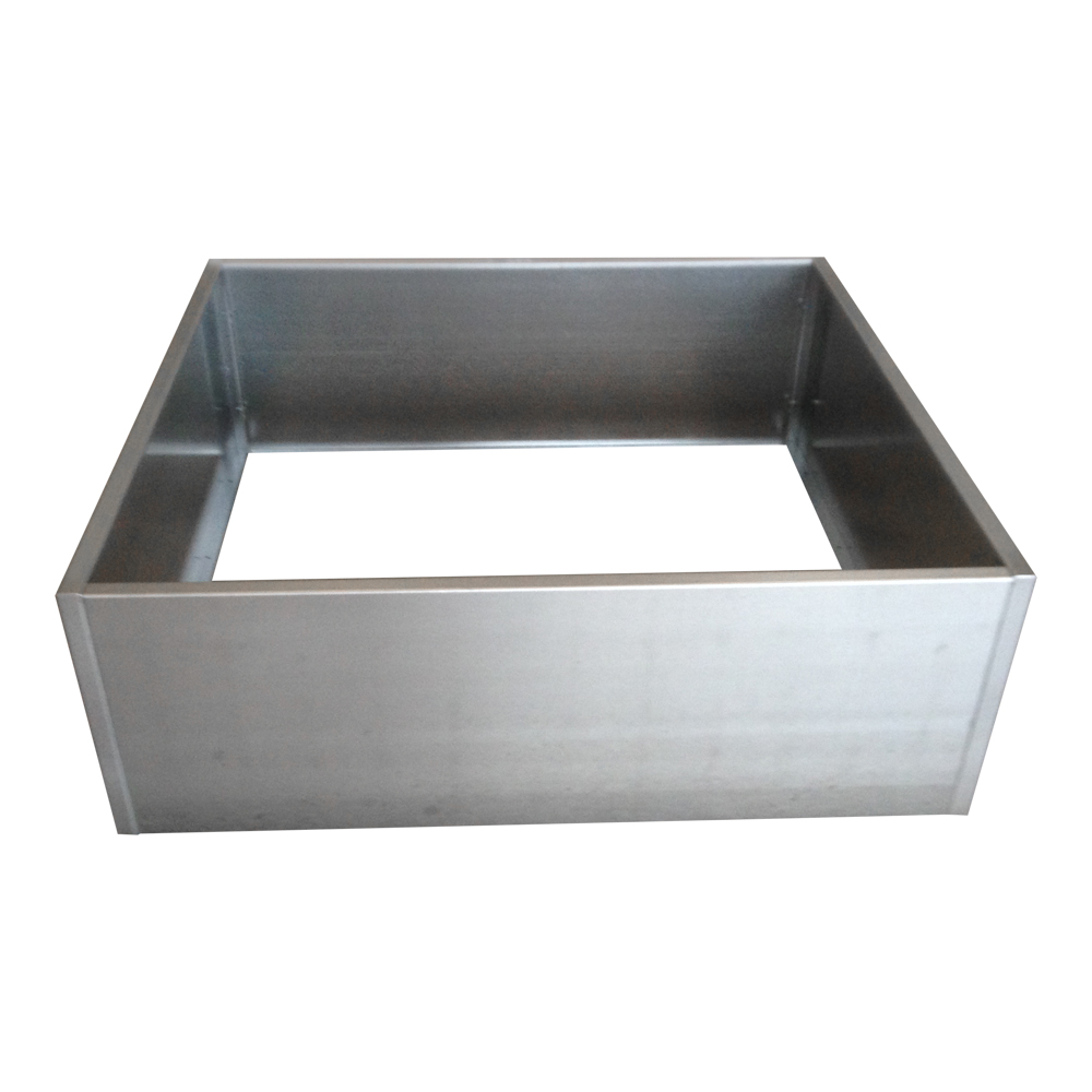 Højbed i galvaniseret stål | B120 H40 | L40 cm