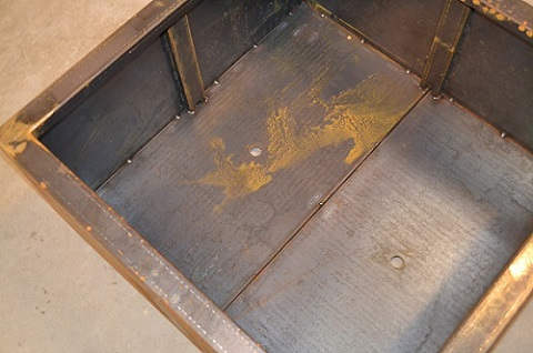 Plantekasse i cortenstål - flere varianter - 40 x 40 x 40 cm