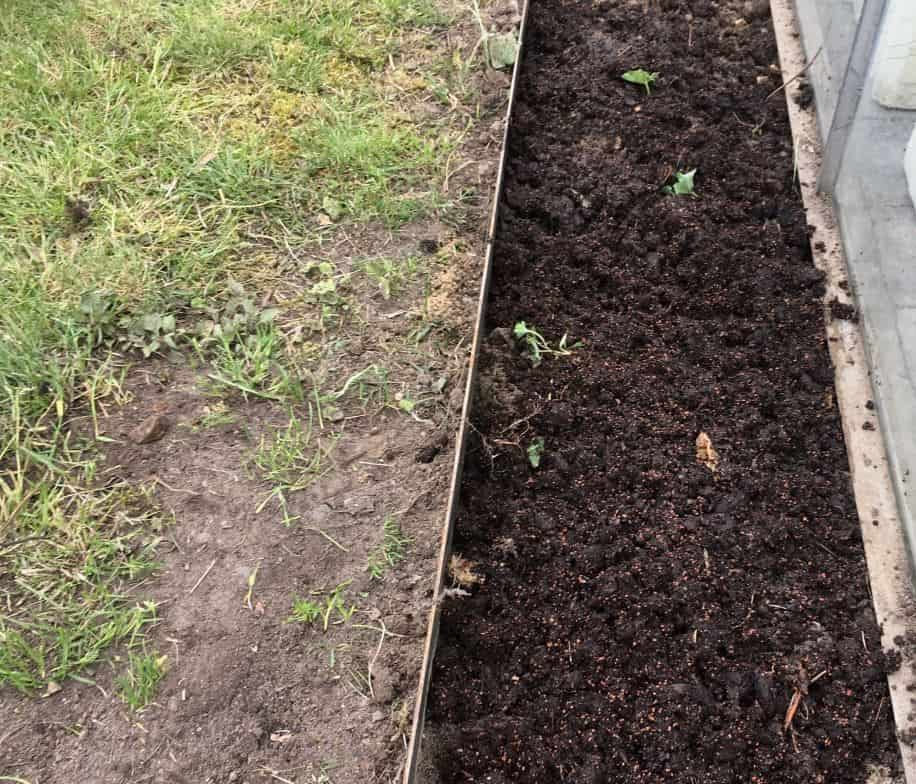 Græskant | Cortenstål 3 mm | H: 15, L: 230