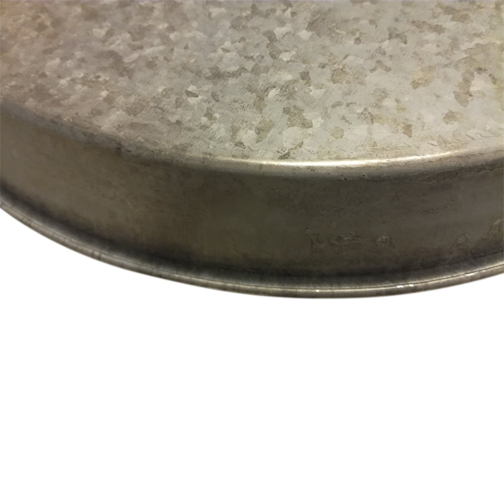 Runde zinkbakker - Mange størrelser-Ø14 H3