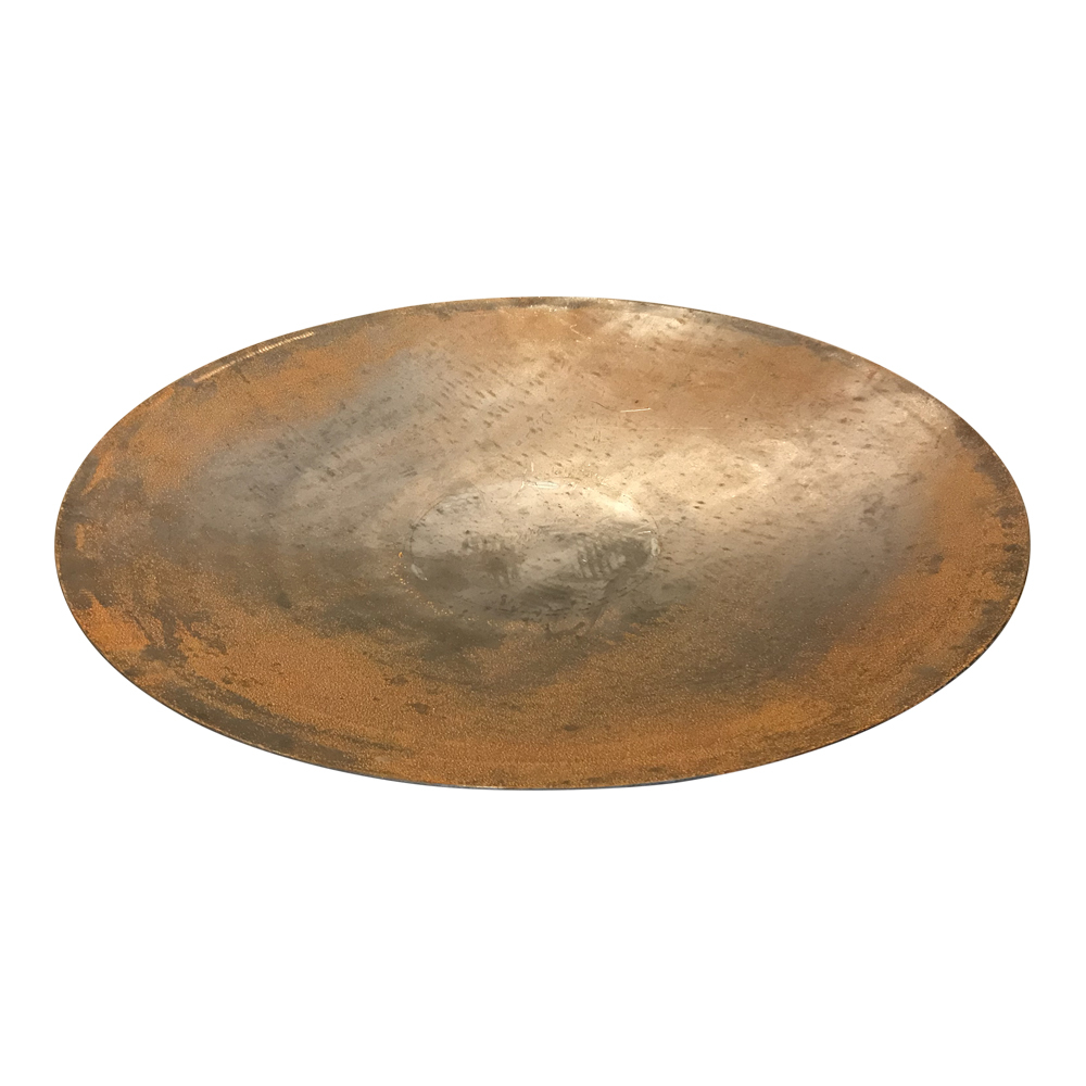 Spejlbassin i corten inkl. fod - Ø120