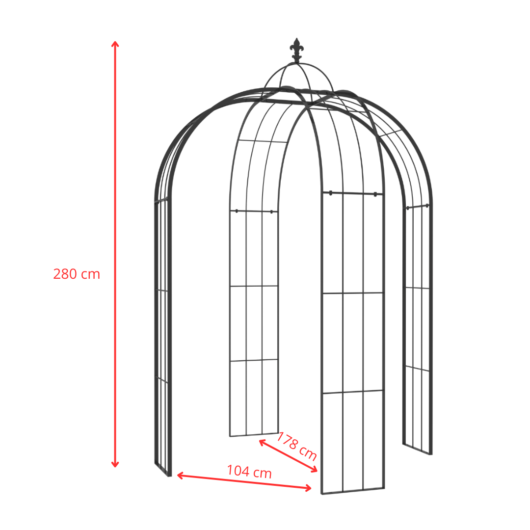 Dobbelt rosenbue med top