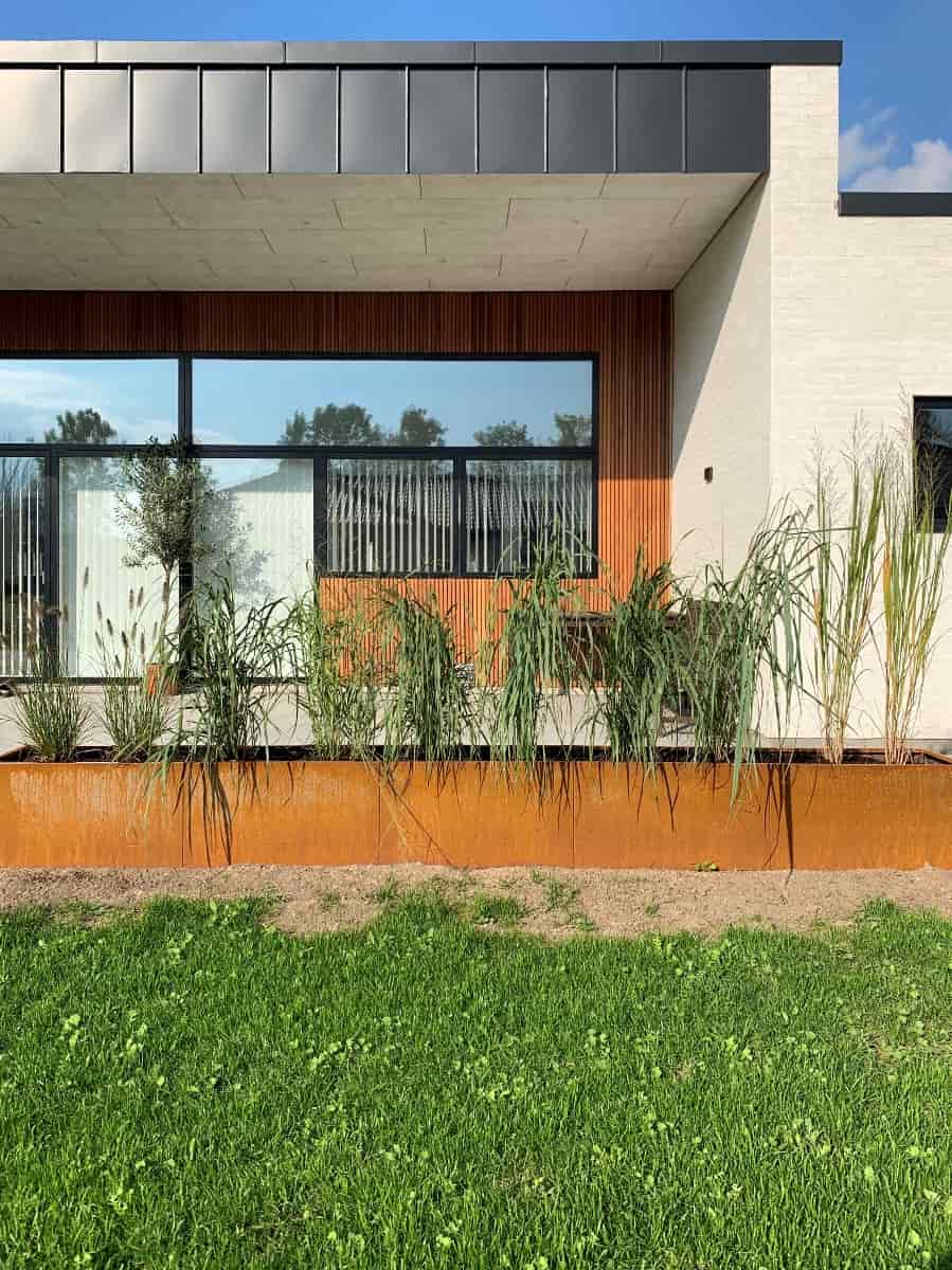 Højbed i cortenstål | B40 H40 | Flere længder