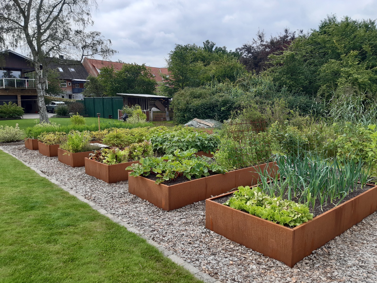 Højbed i cortenstål | B80 H40 | L40 cm