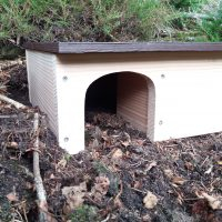 Pindsvinehus til overdækning