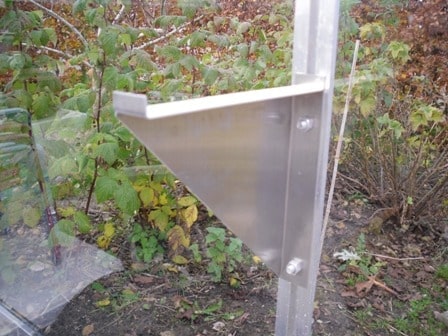 Hyldeknægte til drivhushylder - 20 cm bredde