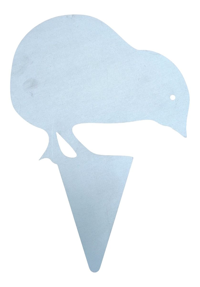 Figur i jern - Kylling prikker i jorden