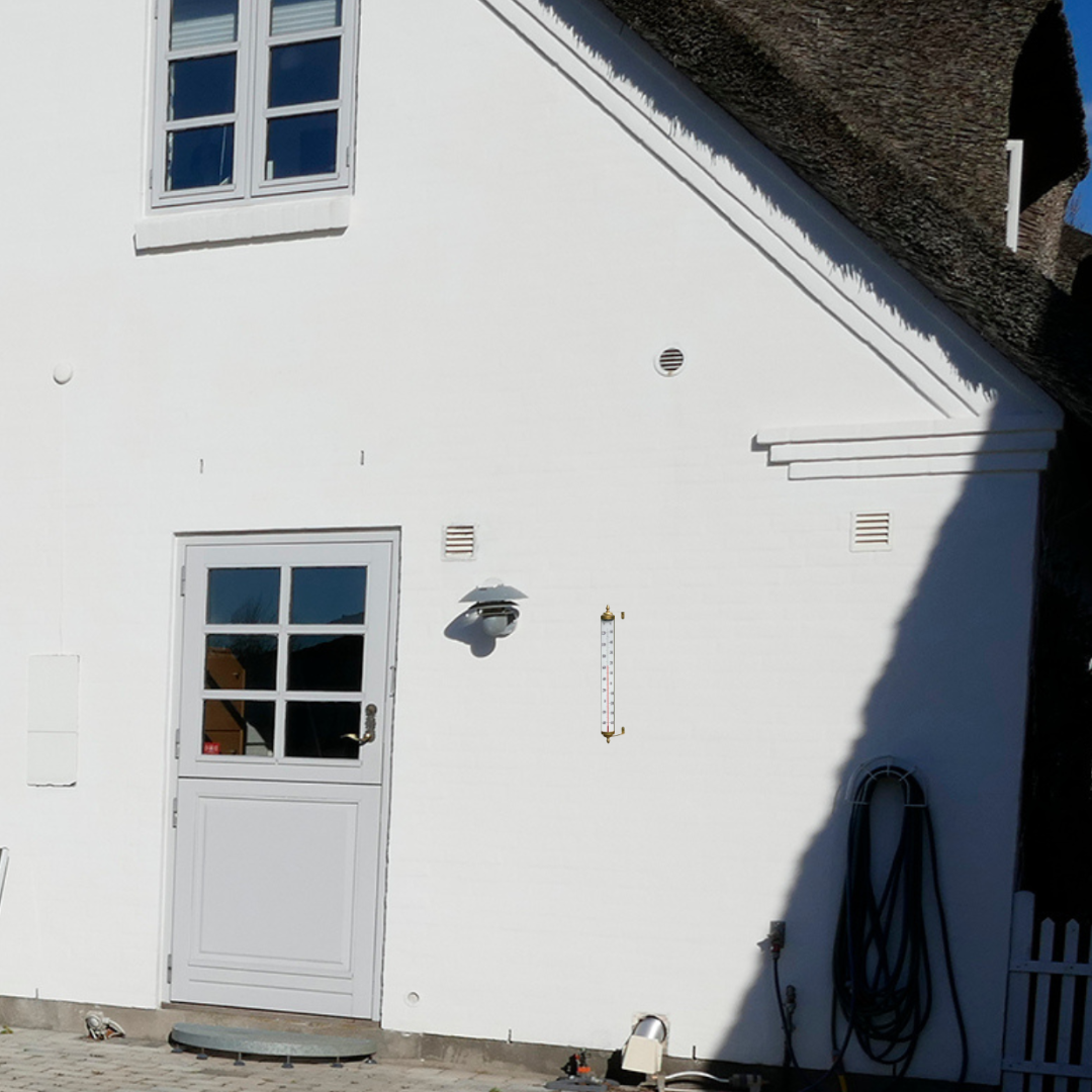 Termometer messing - super size