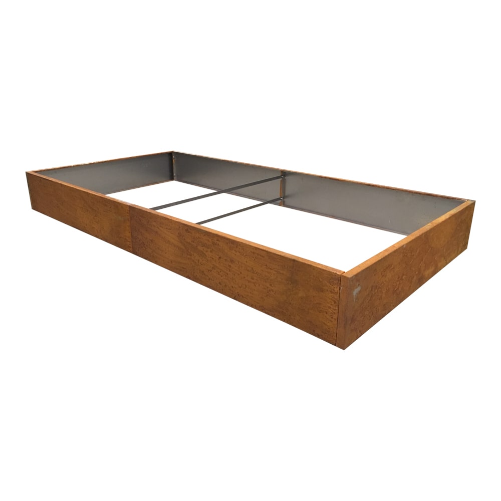 Højbed i jern | B120 H25 | L120 cm