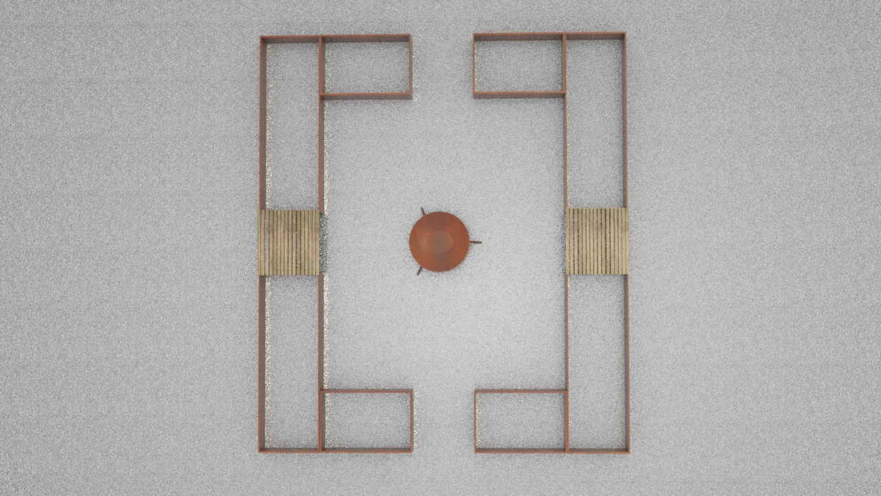 Gårdhaven | Cortenstål