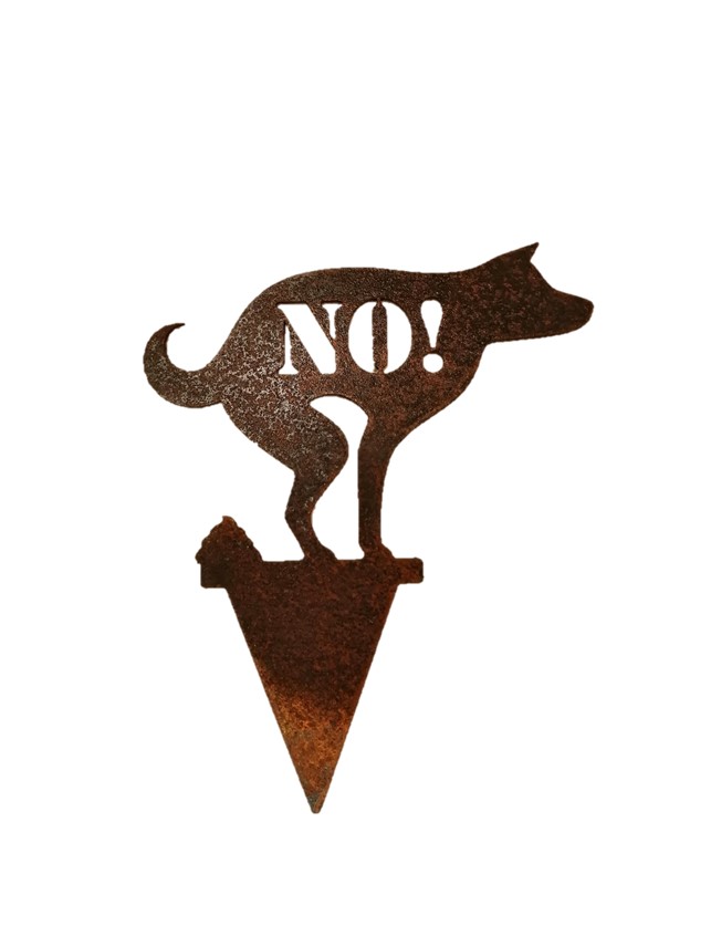 Forbudtskilt hund lille NO!