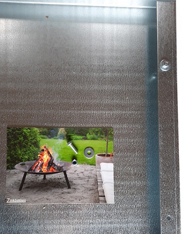 Supplerings A-side galvaniseret 40 cm høj, 80 cm lang