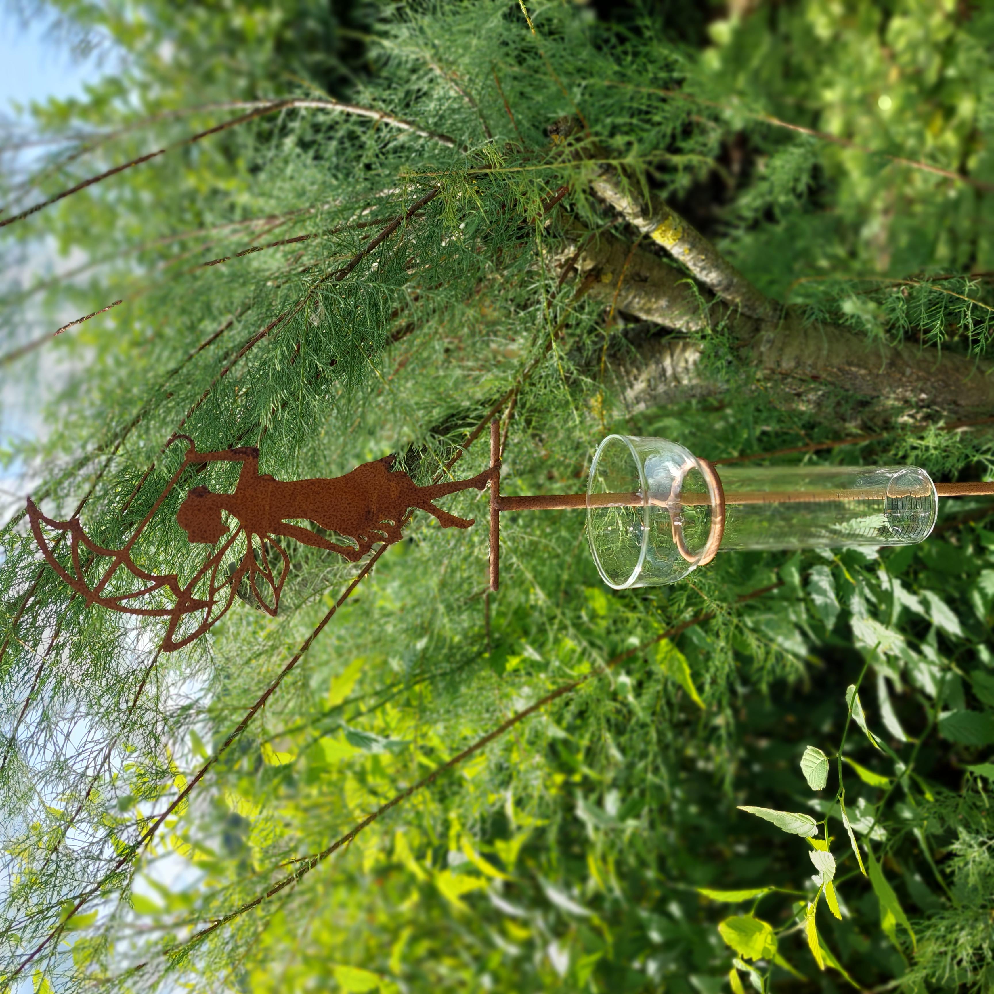 Regnmåler og Elverpige med Paraply