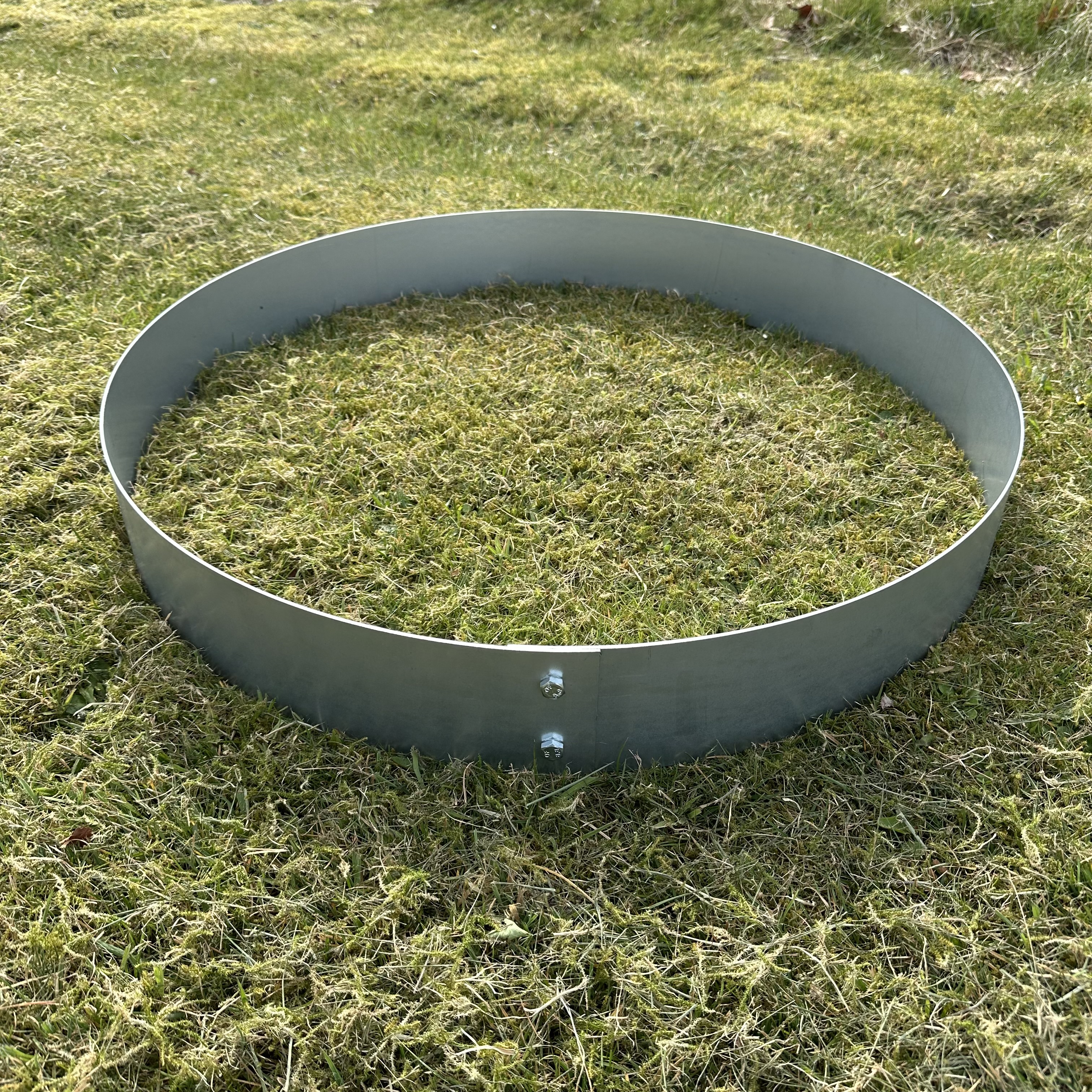 Rundt højbed Ø70, 10 cm høj | 2 mm galvaniseret stål | Åben