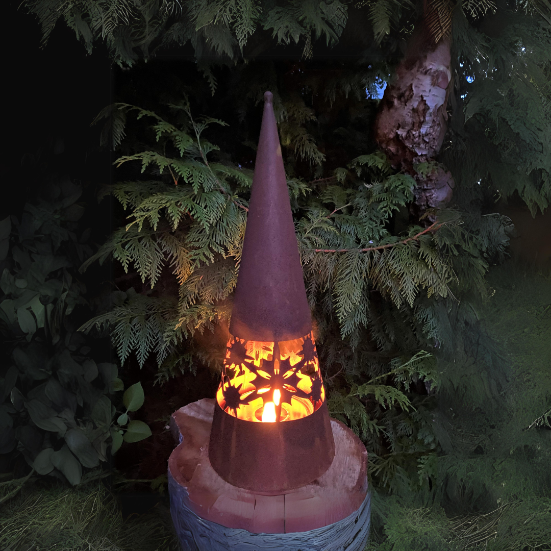 Jernkegle med stjerner