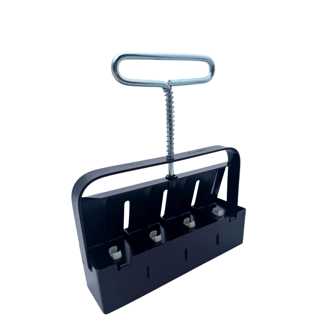 Sort Soil Blocker til 4 blokke m. dyvler