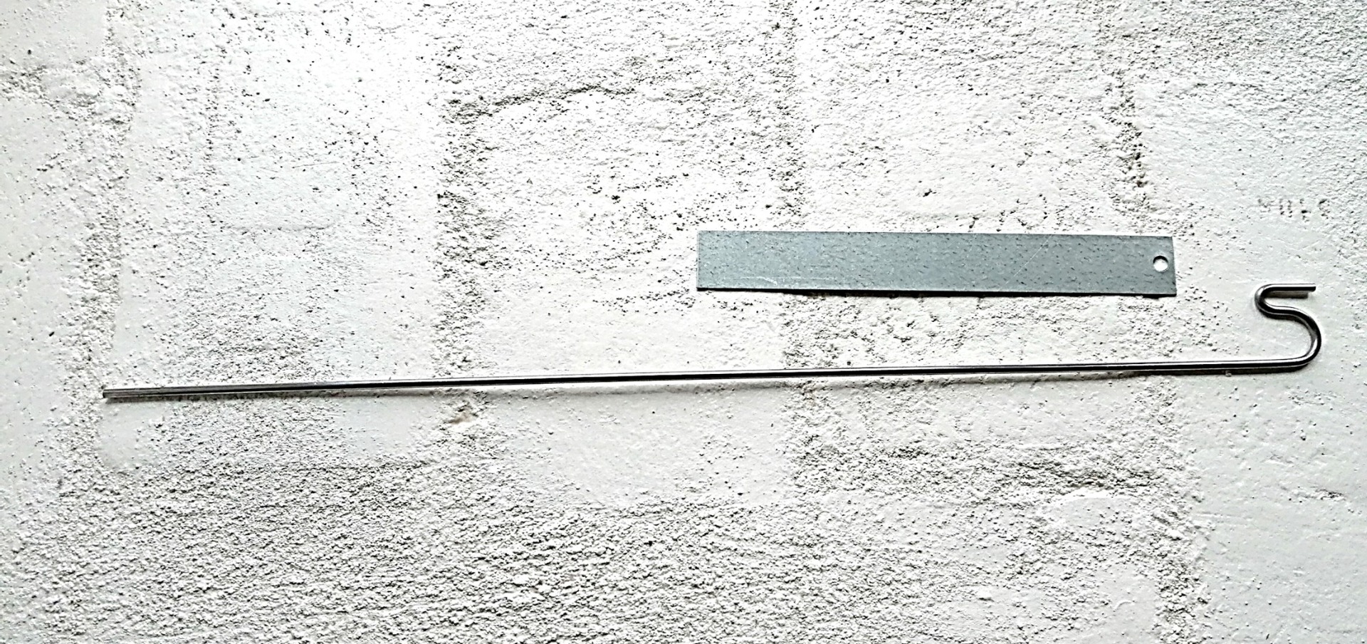 Sæt med 5 stk. skiltestang og planteskilt 16x2 cm samt 1 tucsh