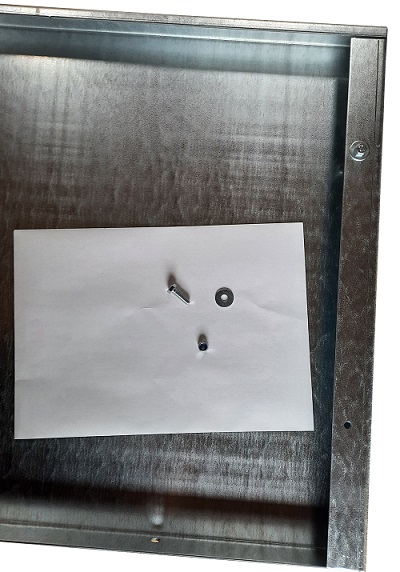 Supplerings A-side galvaniseret 40 cm høj, 120 cm lang