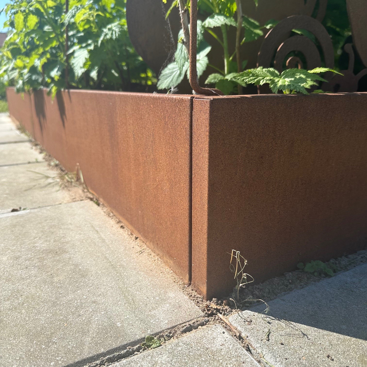 Sandfuge ved jern hjbed