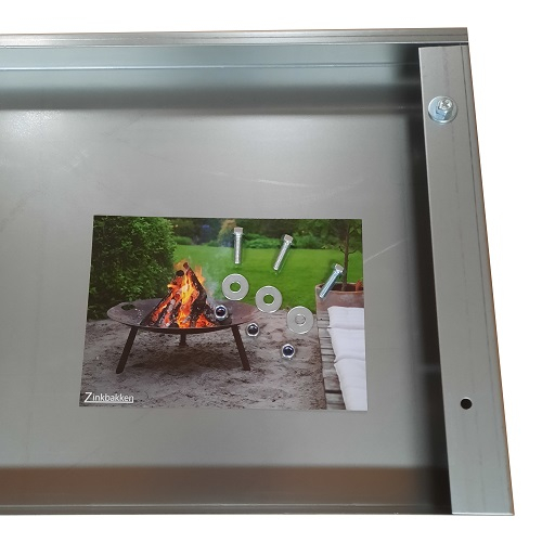 Supplerings A-side jern 25 cm høj, 80 cm lang