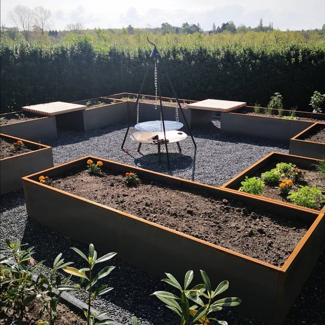 Gårdhaven | Cortenstål