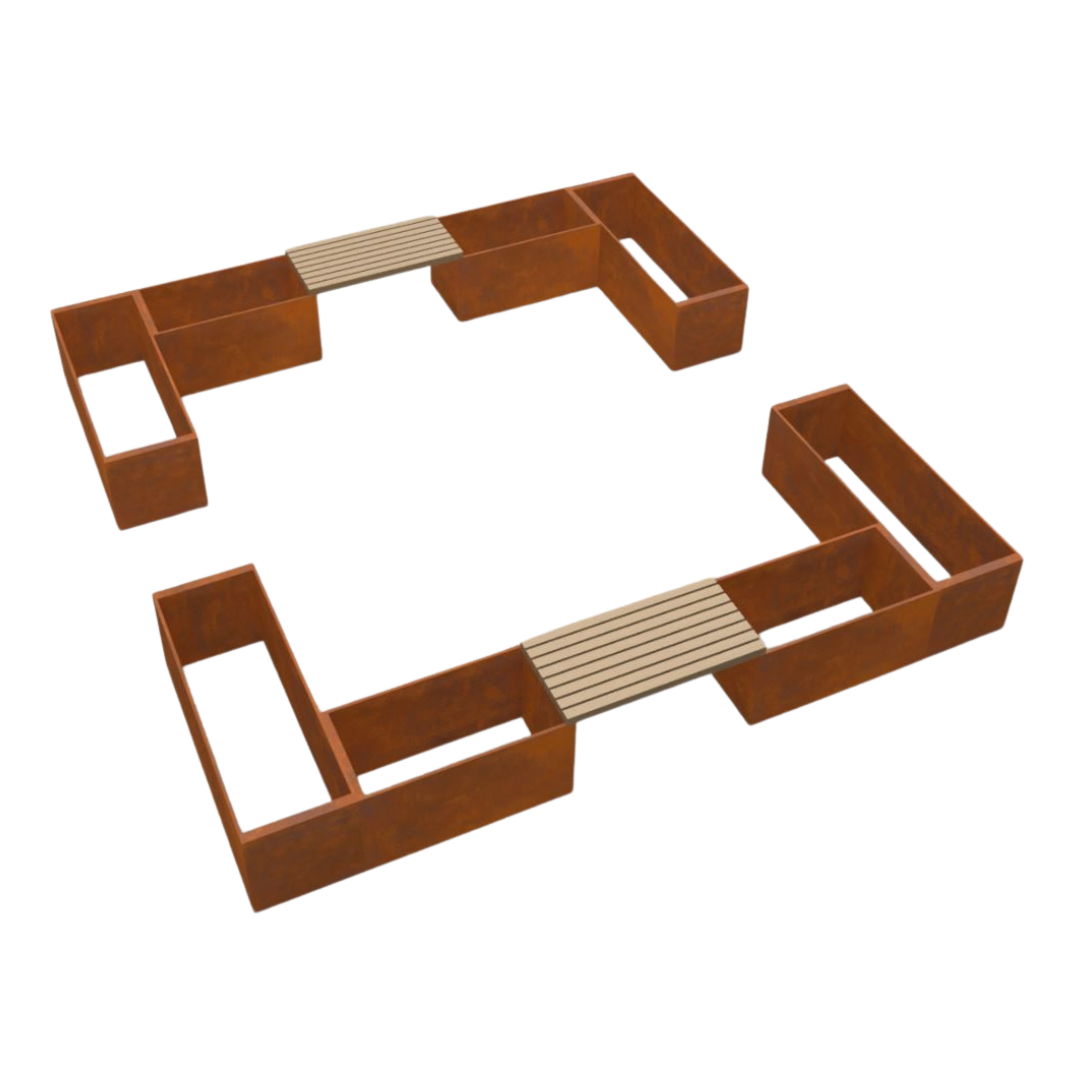 Gårdhaven | Cortenstål