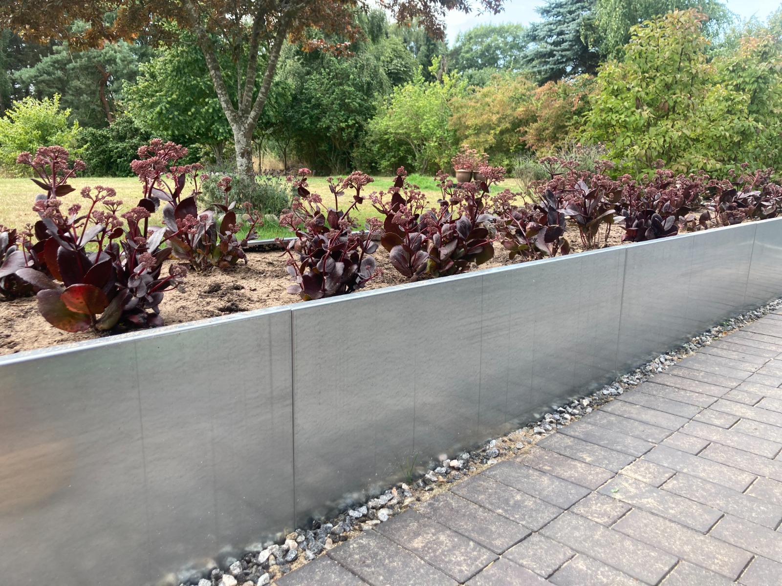 Højbed i galvaniseret stål | B40 H40 | L40 cm