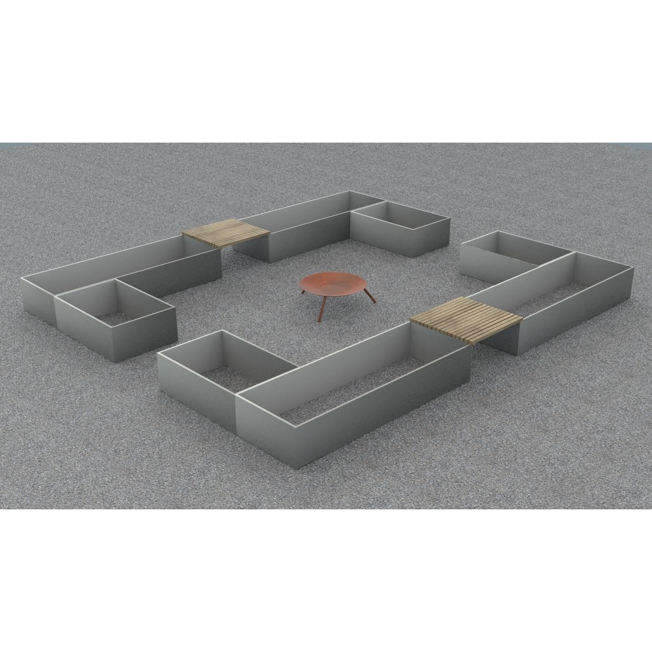 Gårdhaven | Galvaniseret stål