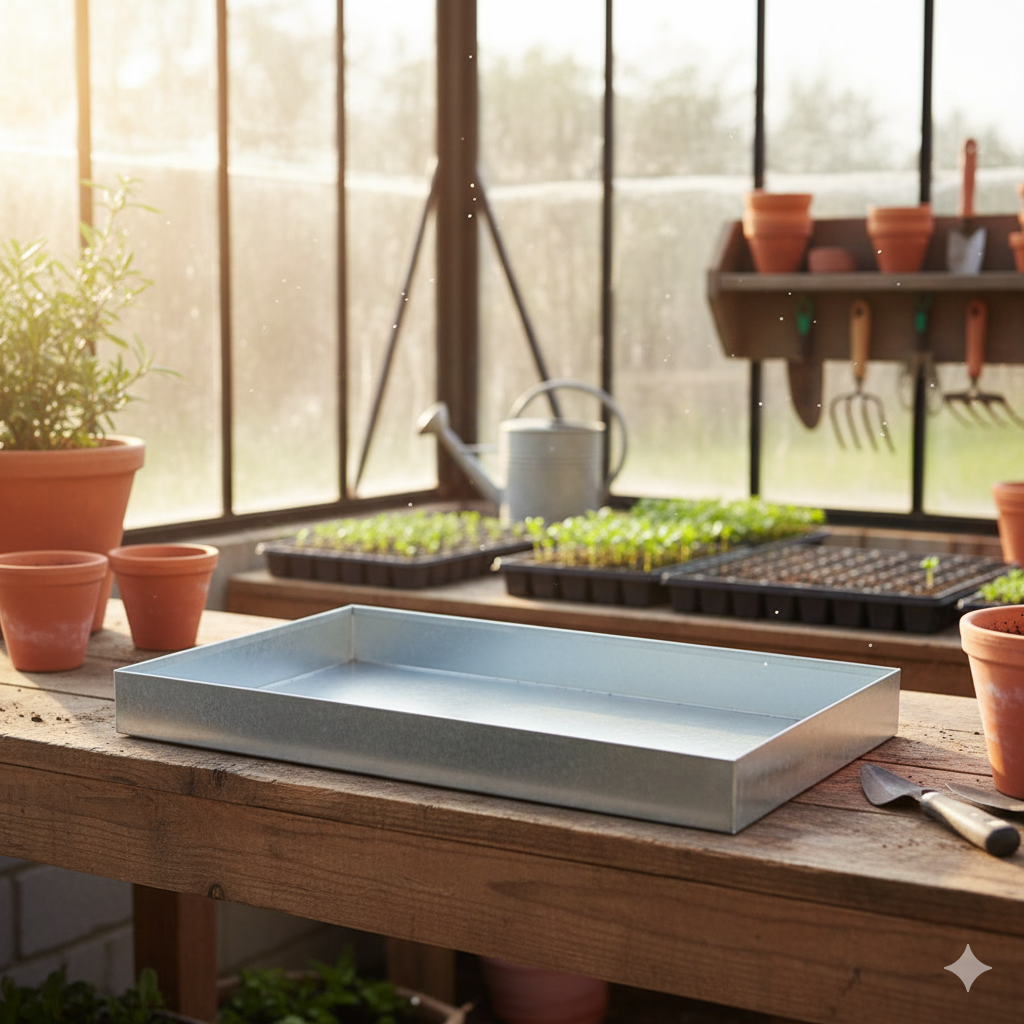 Zinkbakke  53,5 x 31,5 x 5,5 cm