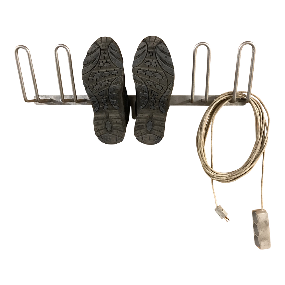 Ophæng til 3 par sko - Galvaniseret