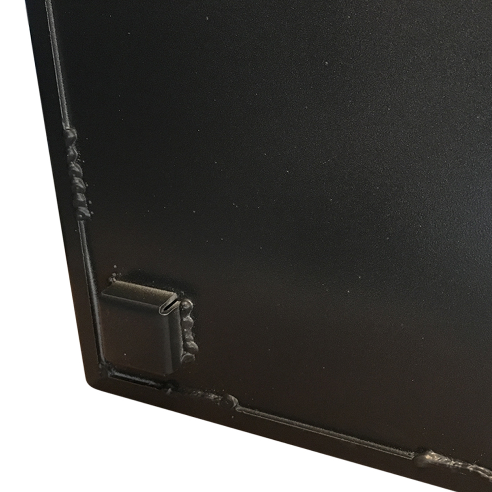 Plantekasse i aluminium - mørk antracit - 40 x 40 x 40 cm