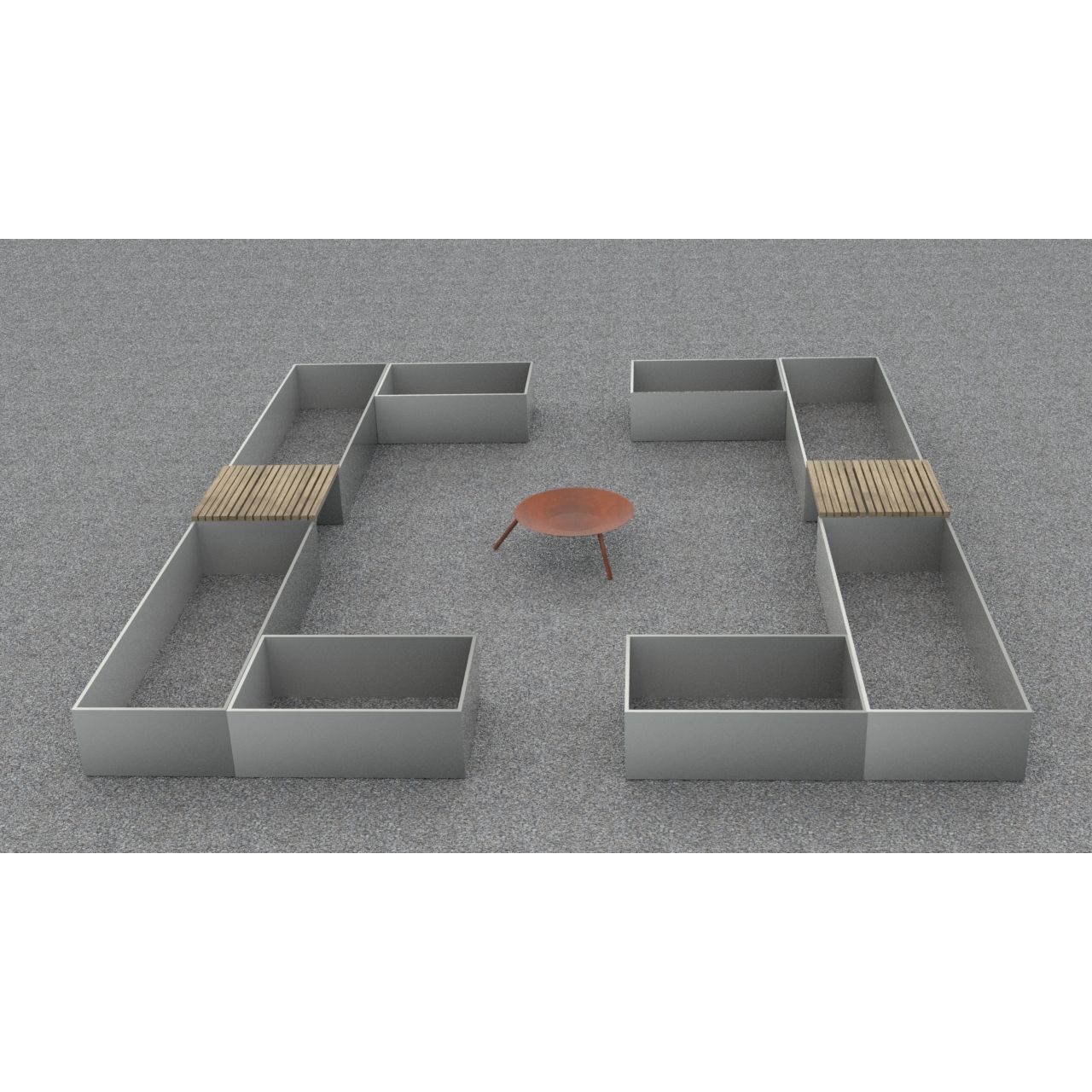 Gårdhaven | Galvaniseret stål