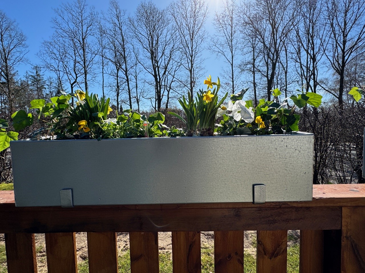 Altankasse - zink 12,5 x 12 x Længde