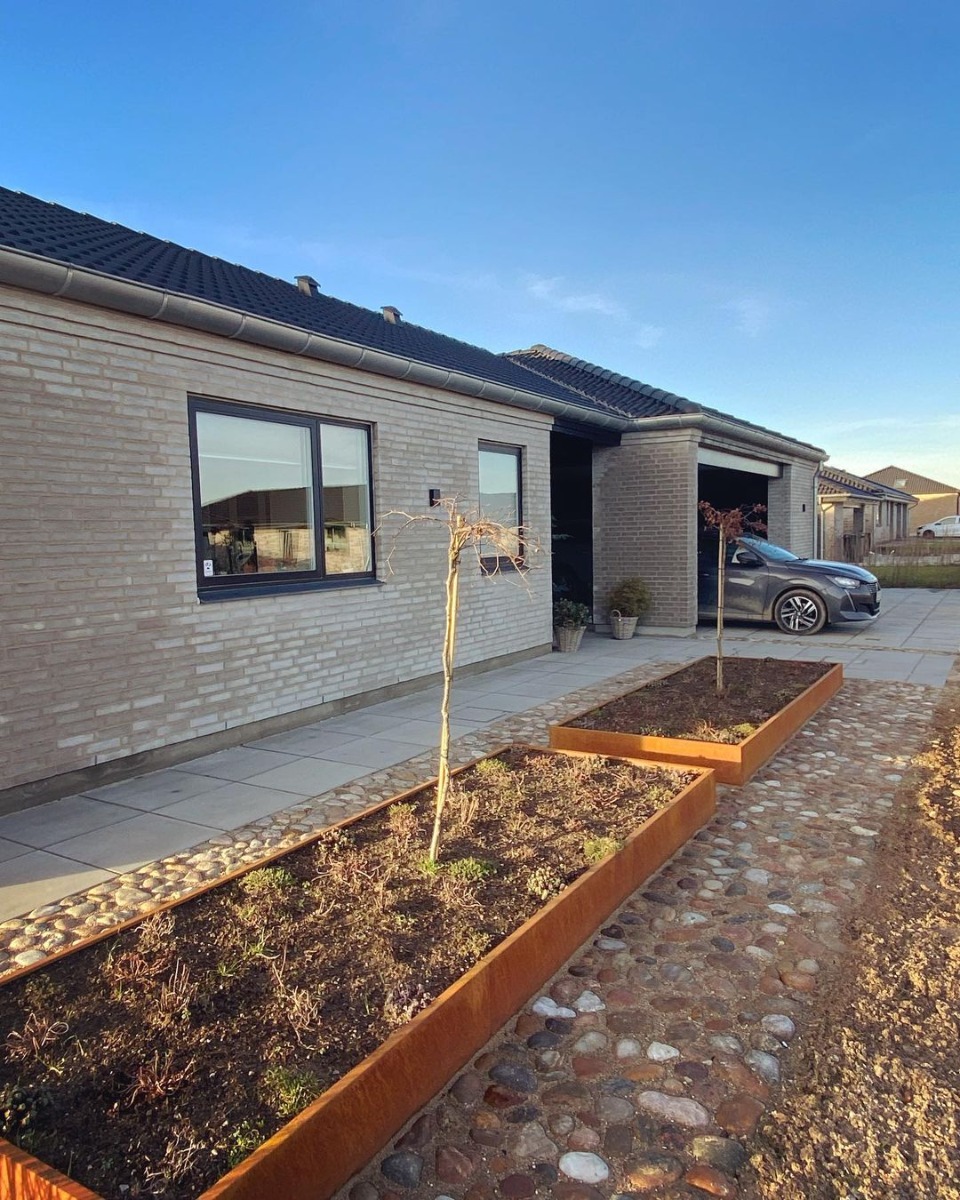 Højbed i jern | B120 H25 | Flere længder