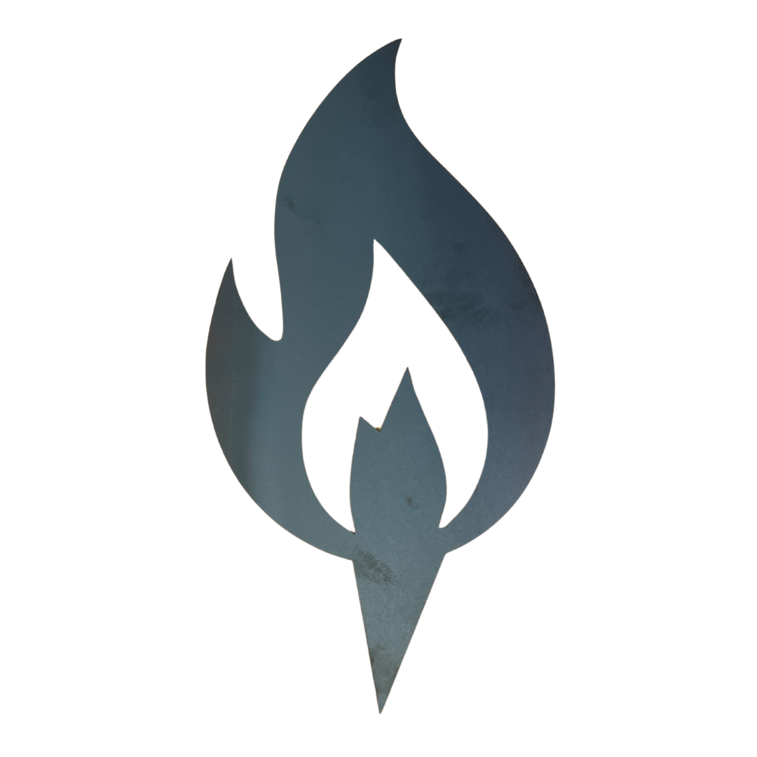 Figur i jern - Stor flamme