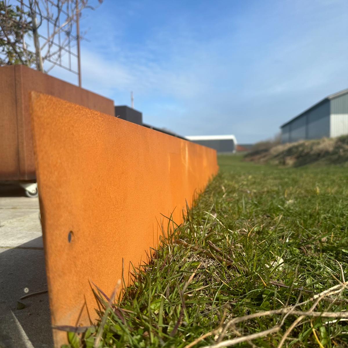 Græskant | Jern 3 mm | H: 15, L: 120 med huller